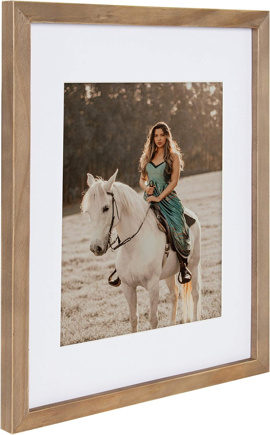 DESIGNOVATION Gallery Wood Photo Frame Set for Customizable Wall Display