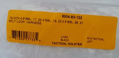 SAFARILAND 6004 SLS Hood Tactical Leg Holster