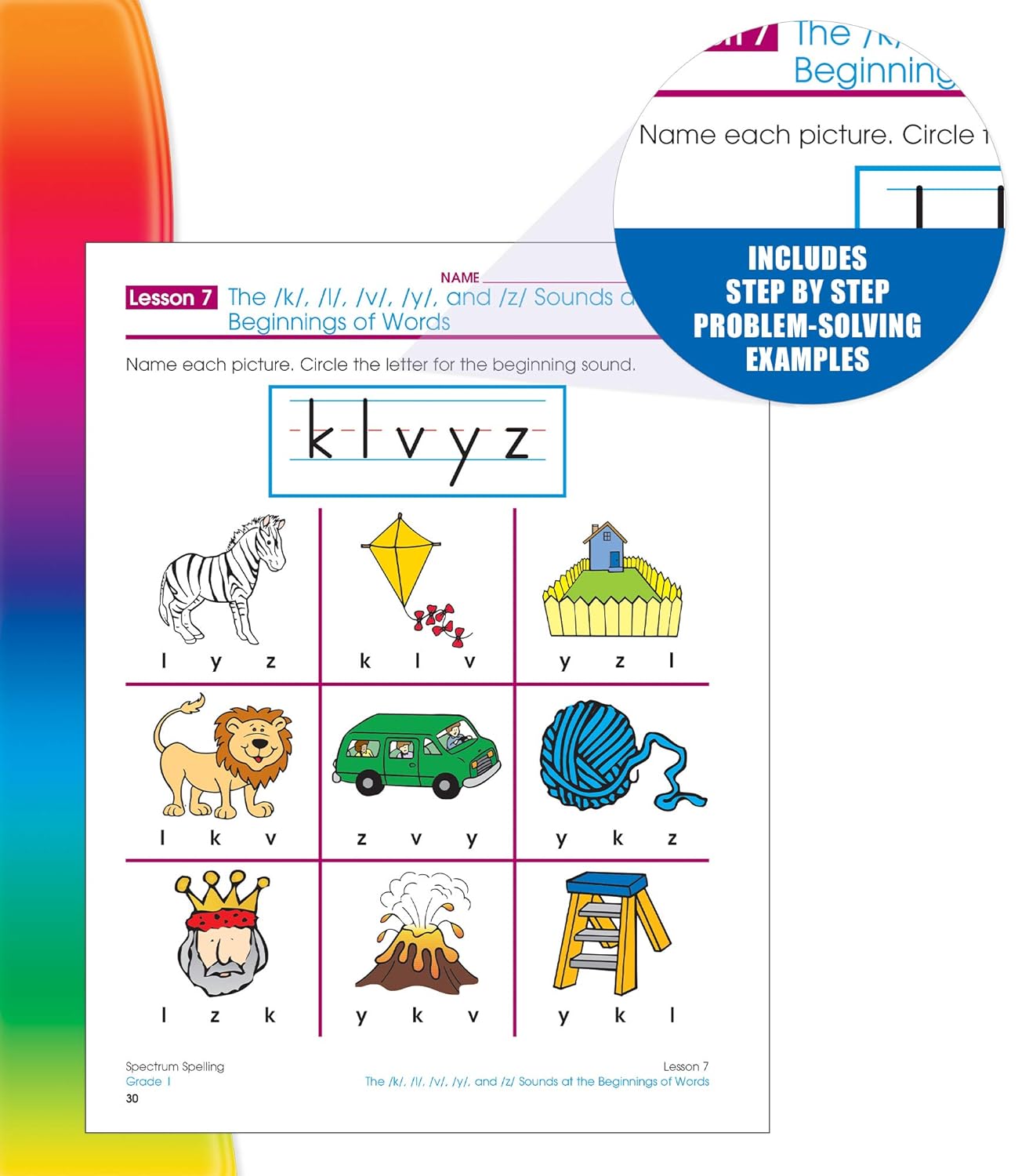 Spectrum Spelling Workbook Grade 1, Ages 6 to 7, 1st Grade Spelling Workbooks