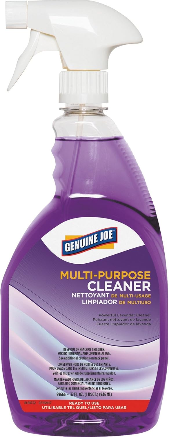 Genuine Joe Multi-purpose Cleaner - For Kitchen - Ready-To-Use - 32 fl oz (1 quart) - Lavender Scent - 99666
