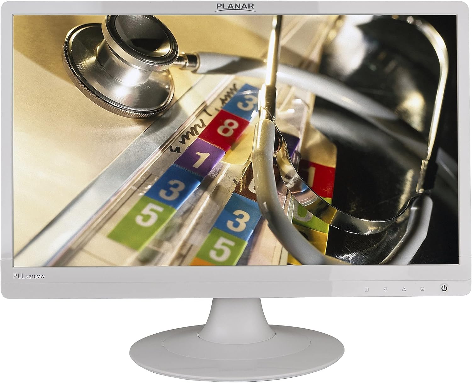 Planar PLL2210MW-WH 22-inch LED Monitor, White 997-6404-00