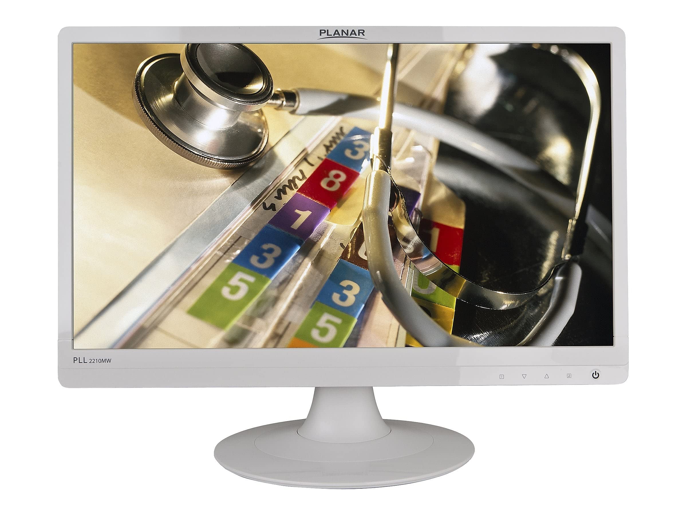Planar PLL2210MW-WH 22-inch LED Monitor, White 997-6404-00