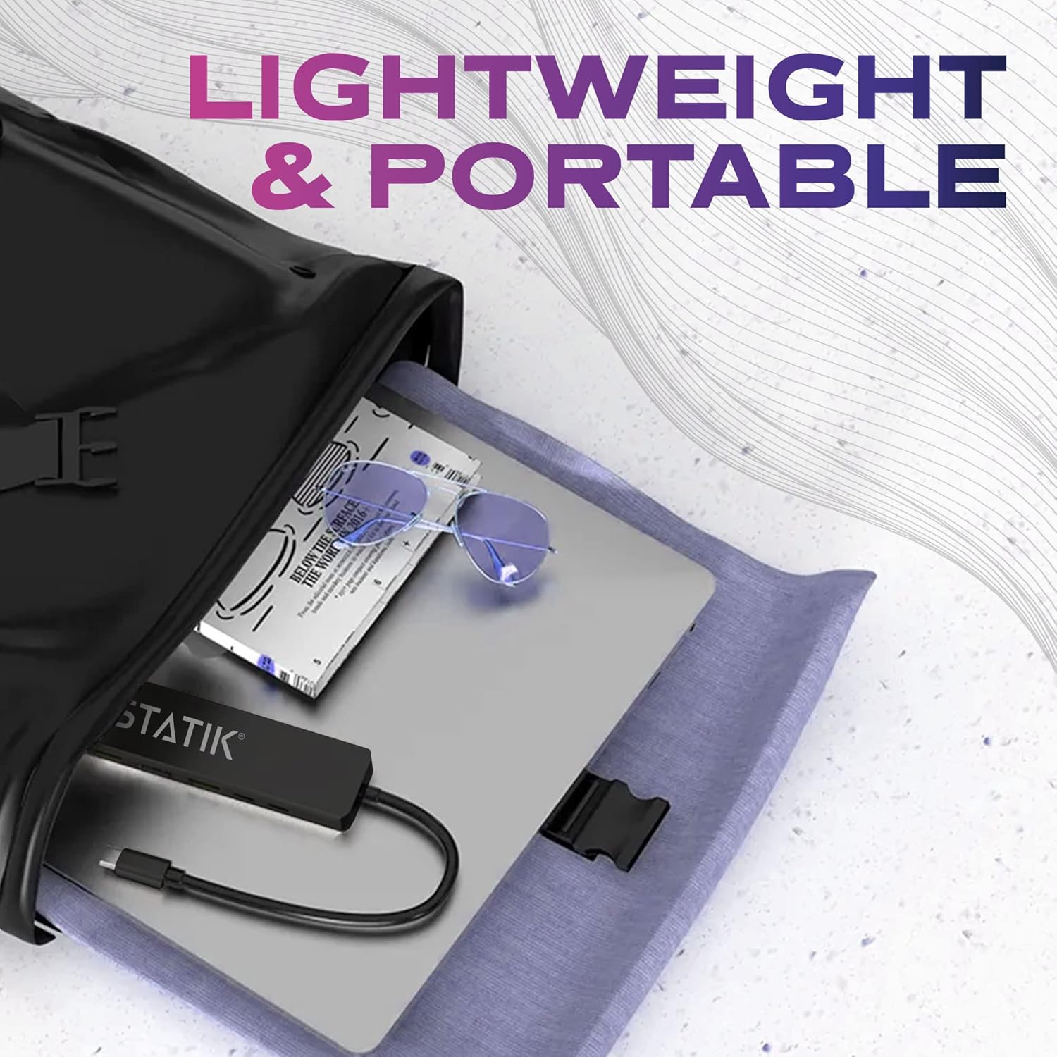 STATIK UltraHub Powered USB C Hub Multiport Adapter - USB C Docking Station