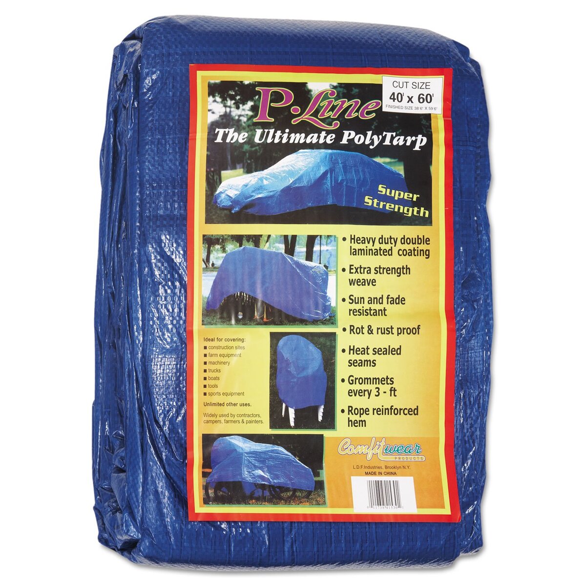 Anchor Brand, 101-4060, Anchor 11035 40'X60' Poly TARP Woven LAMIN