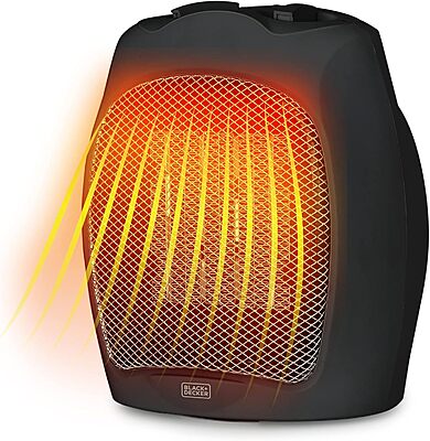 BLACK+DECKER 1500W Portable Ceramic Desktop Space Heater