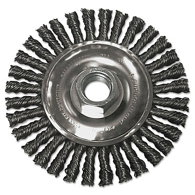 Stringer Bead Wheel Brushes - 4" string bead 4"x .020 5/8-11
