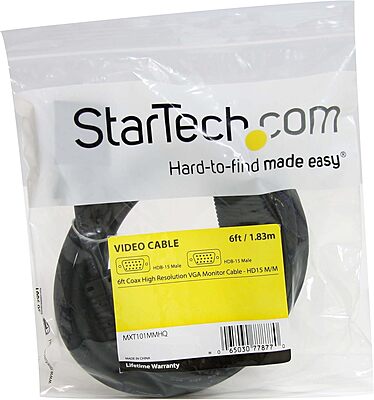 STARTECH.COM High Resolution Coaxial VGA Monitor Cable (HD15 M/M)