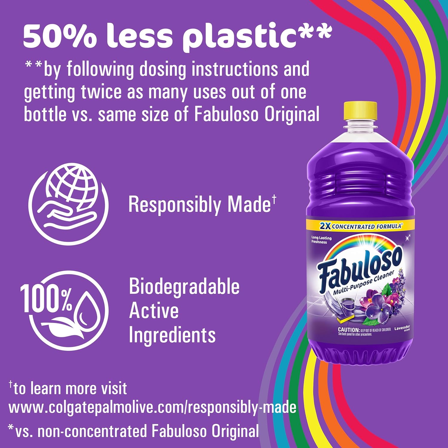 Fabuloso All-Purpose Cleaner, Lavender - 33.8 Fluid Ounce