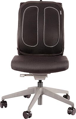 Fellowes Office Suites Mesh Back Support - Fellowes Office Suites Mesh Back Support - Strap Mount - Black - Mesh Fabric