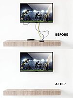 Allsop Wrap Caddy Streaming Device And Cable Organizer, Black, ASP32194