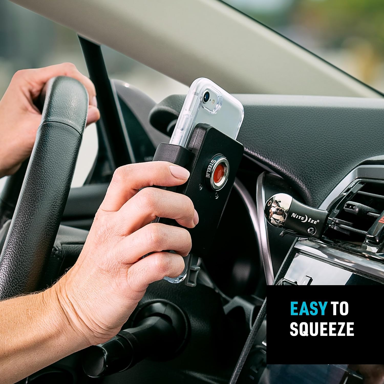 Nite Ize Steelie Vent Kit - Magnetic Phone Mount for Car Vents