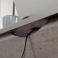 Sauder Cottage Road L Shaped Desk Computer Desk with Drawers and Cable Management