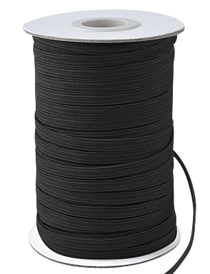 Elastic Braided Black