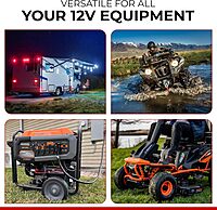 RCE12VB8-12 Volt 8 Gauge Quick Connect Wire Connector for Trolling Motors, RVs, ATVs