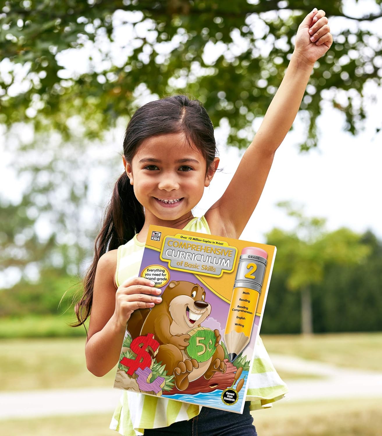 Carson Dellosa Comprehensive Curriculum of Basic Skills Second Grade Workbook, Reading Comprehension, Language Arts