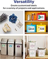 Avery Matte White Removable Rectangle Labels, Sure Feed Technology, Print-to-The-Edge, 4" x 6"