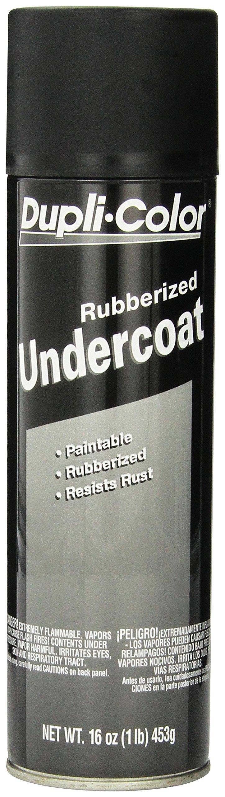Dupli-Color EUC101A00 Paintable Rubberized Undercoat – Black Automotive Spray Paint