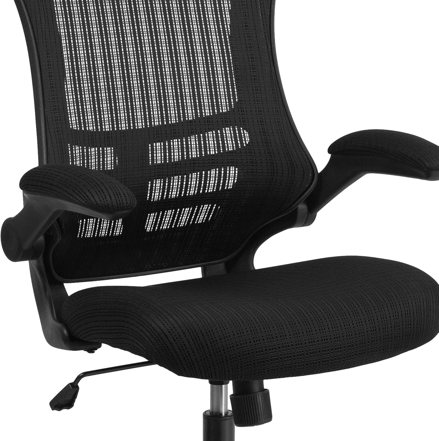 Flash Furniture Kelista High-Back Swivel Office Chair with Adjustable Lumbar Support and Seat Height