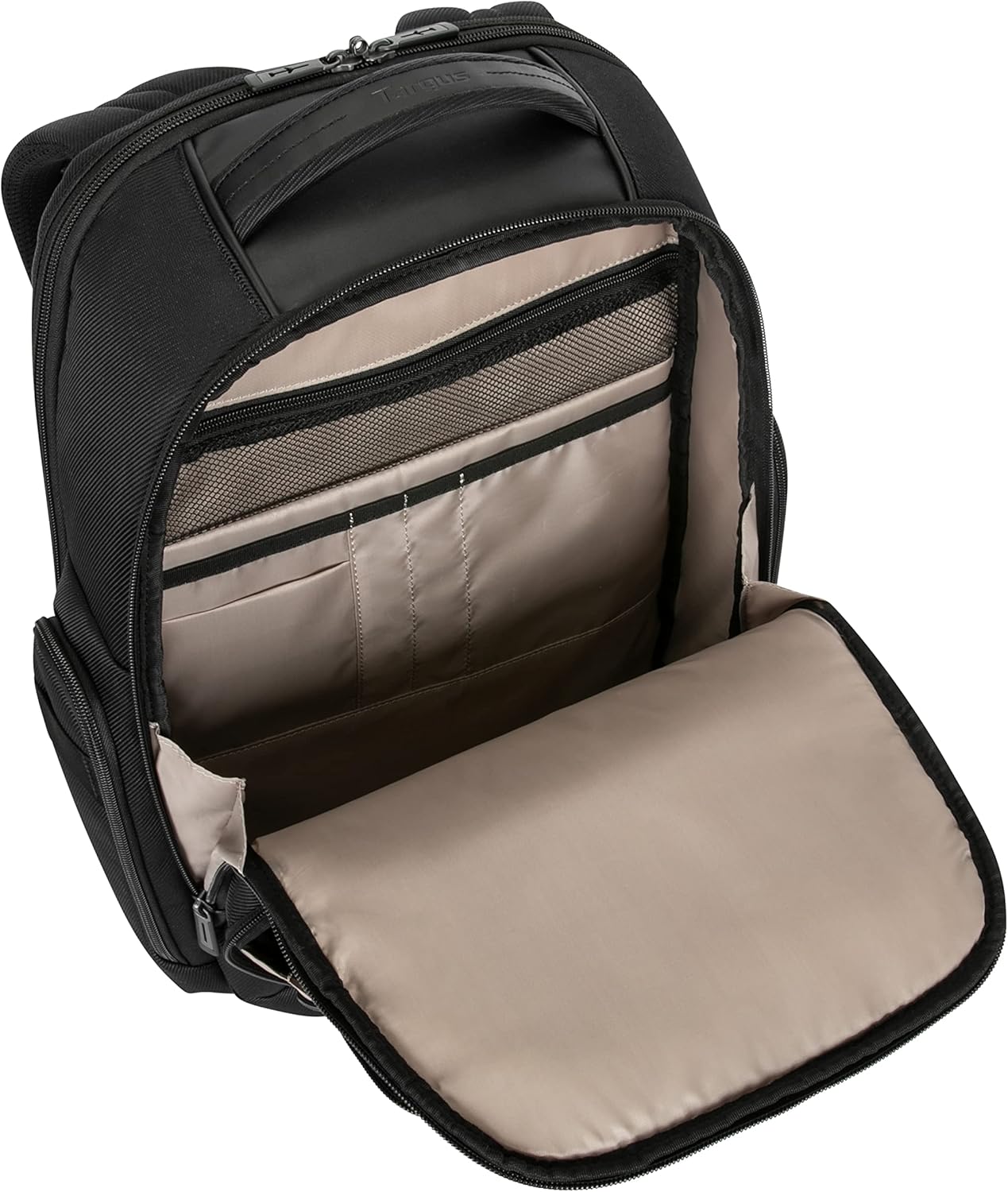 Targus Mobile Elite TBB617GL Carrying Case (Backpack) for 15" to 16" Notebook - Black - TAA Compliant 19.3"x14.2"x6.7"
