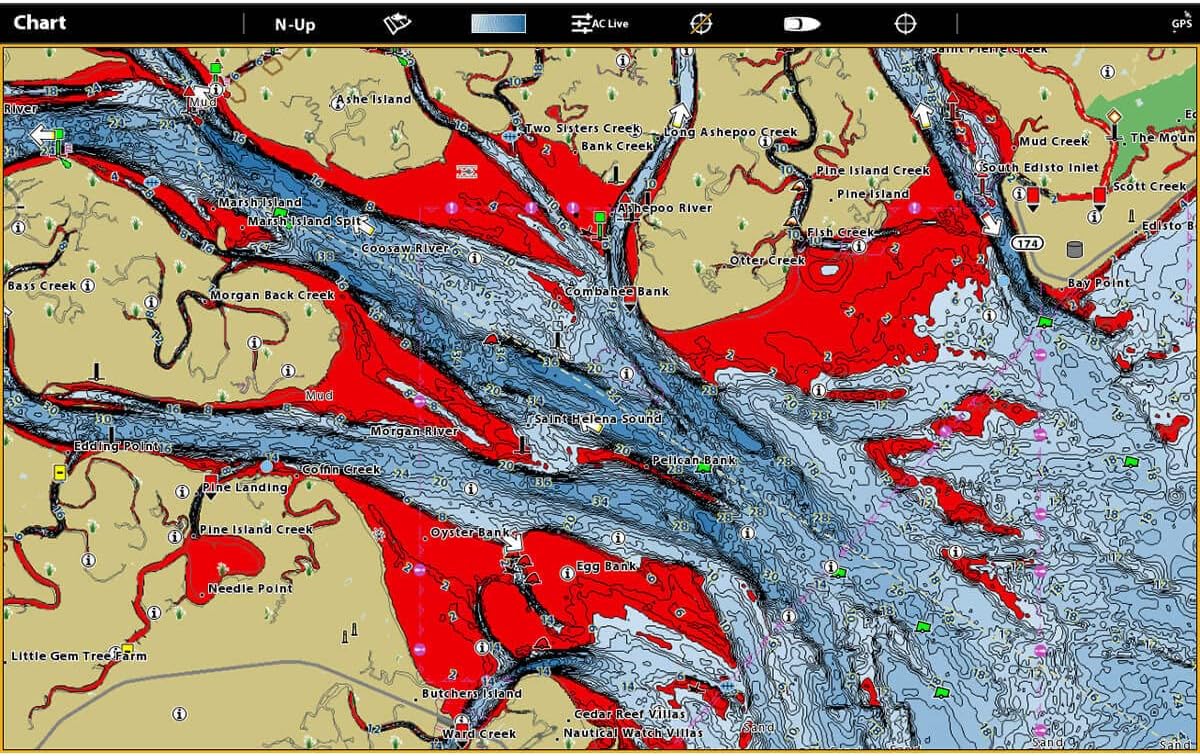 Humminbird CoastMaster U.S. Coastal V1 Map SD Card for Fish Finders Mapping