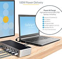 StarTech.com Universal USB-C and Thunderbolt Docking Station