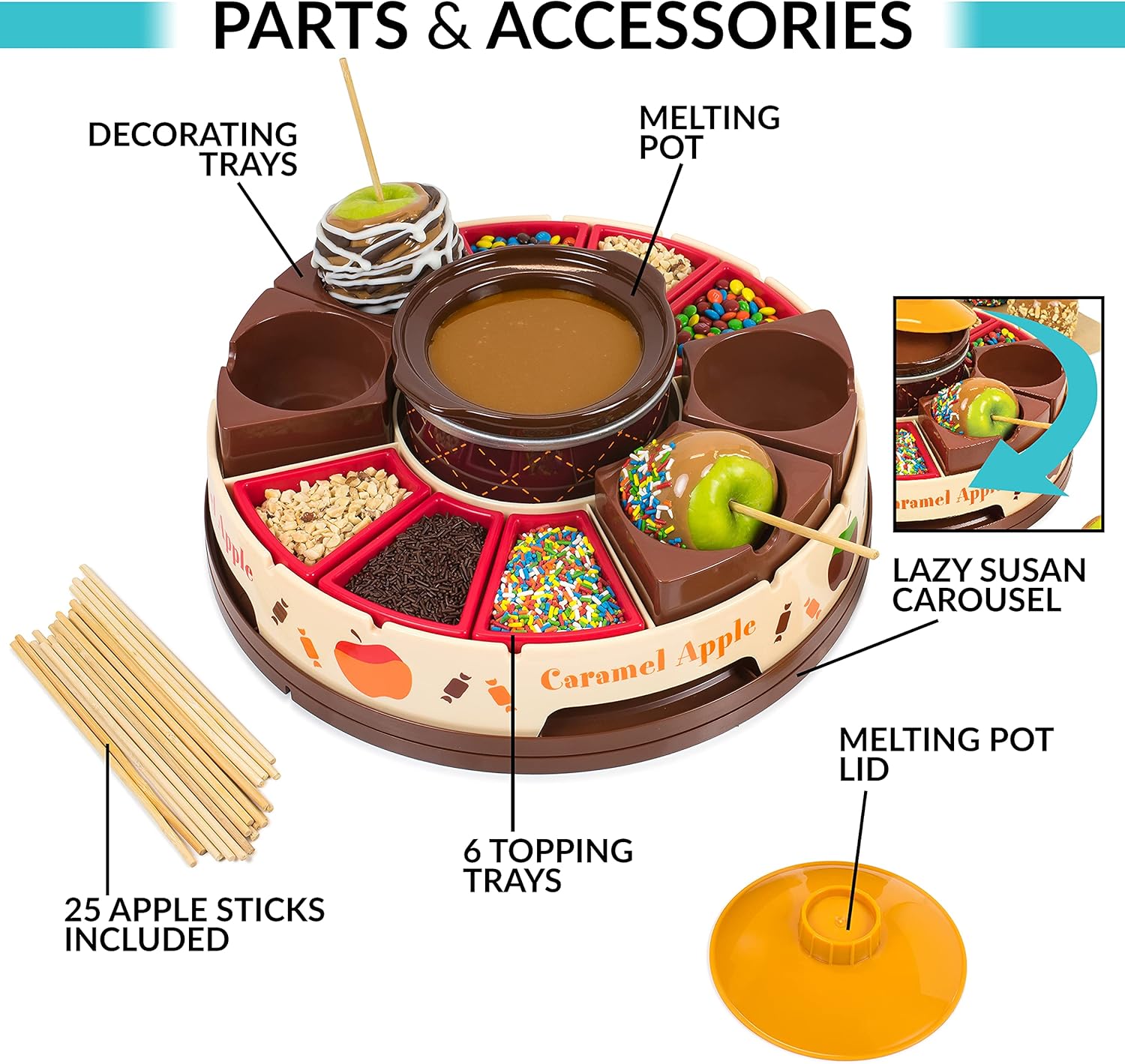 NOSTALGIA Indoor Electric Tabletop S'mores & Fondue Maker