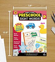 Words to Know Sight Words Preschool Workbook—Reading Activities, Games, Puzzles, Flash Cards, Tracing and Coloring Pages for Learning and Practice (320 pgs)