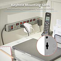 Tripp Lite TLP76MSG 7 Outlet (6 Individually Controlled) Surge Protector Power Strip, 6ft Cord