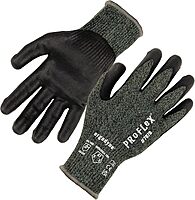 ERGODYNE ProFlex 7070 Cut Resistant Work Gloves, Sandy Nitrile Coated Palms, 13-Gauge Aramid