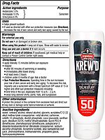Ergodyne KREW'D 6351 Sunscreen Lotion, Broad Spectrum, SPF 50, 8 oz, 12-Pack