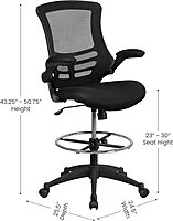 FLASH FURNITURE Kelista Mid-Back Swivel Office Chair