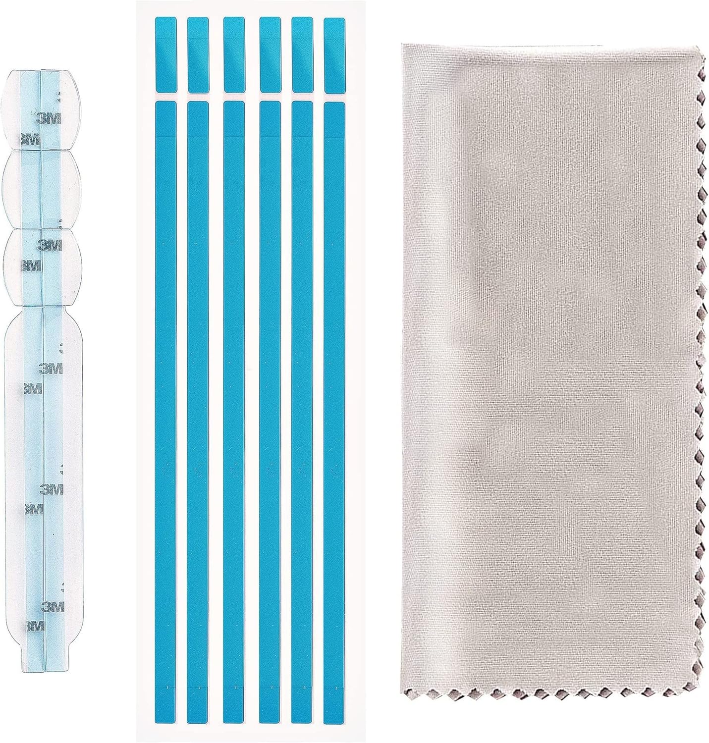 StarTech.com Privacy Screen Adhesive Strips and Mounting Tabs, Universal Installation Kit for Laptop/Computer Monitor Anti