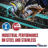 WEILER BobCat Zirconia Alumina Flap Discs, Plastic Backing, for Die Grinders