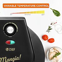 COMMERCIAL CHEF Countertop Pizza Maker
