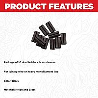 Scotty #1011 Double Line Connector Sleeves (10-Pack)