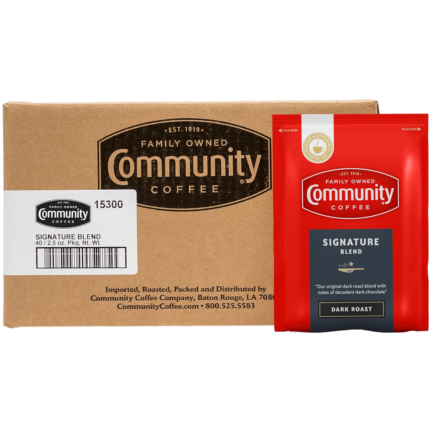 Community Coffee Pre-Measured Ground Coffee Packs