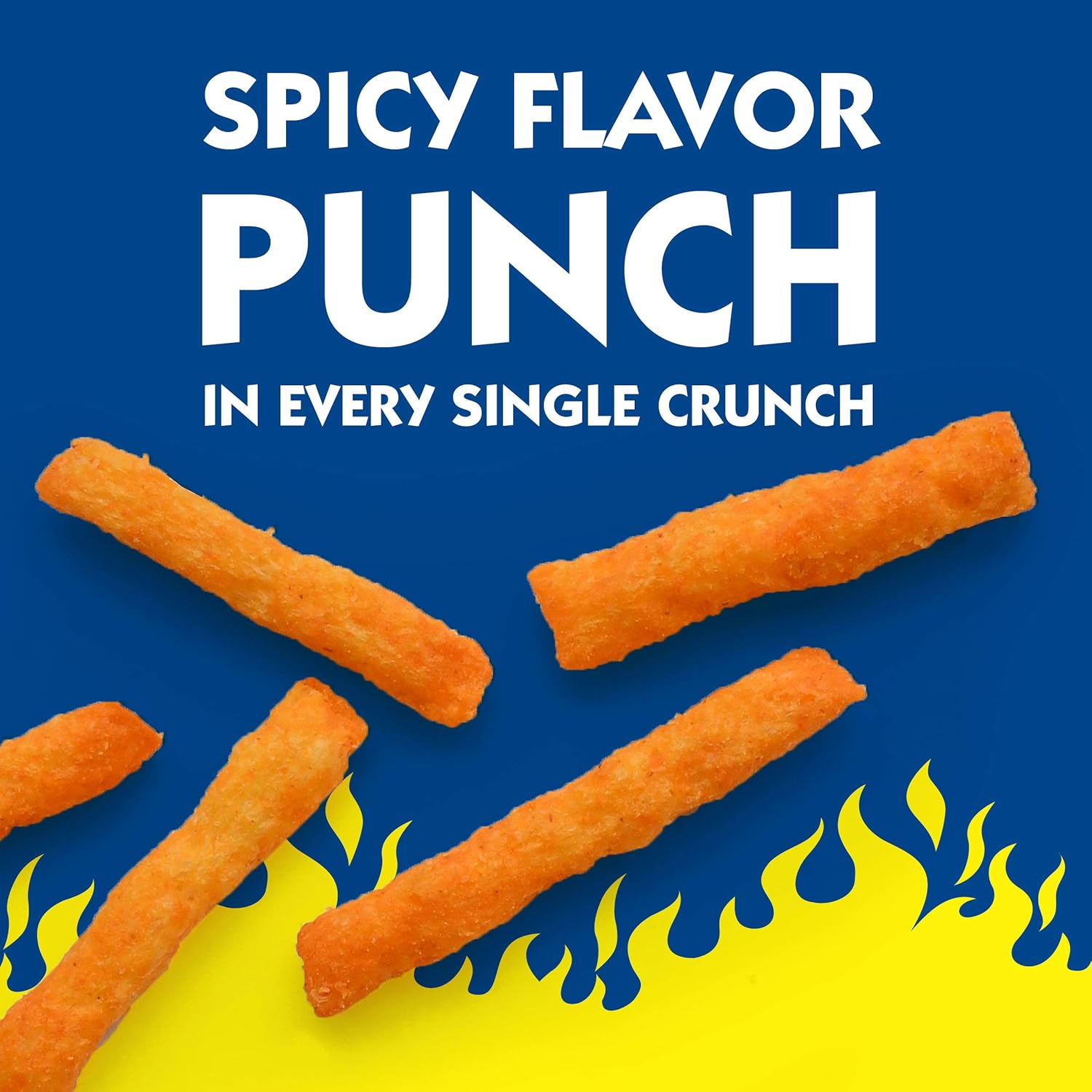 Andy Capp's Hot Fries, 0.85 oz, 72 Pack