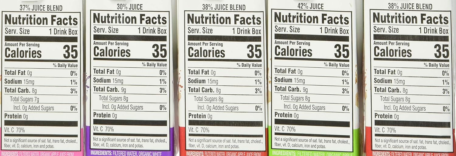 Honest Kids Organic Fruit Juice Drink Boxes Variety Pack, 6 Oz, Pack Of 40 Boxes