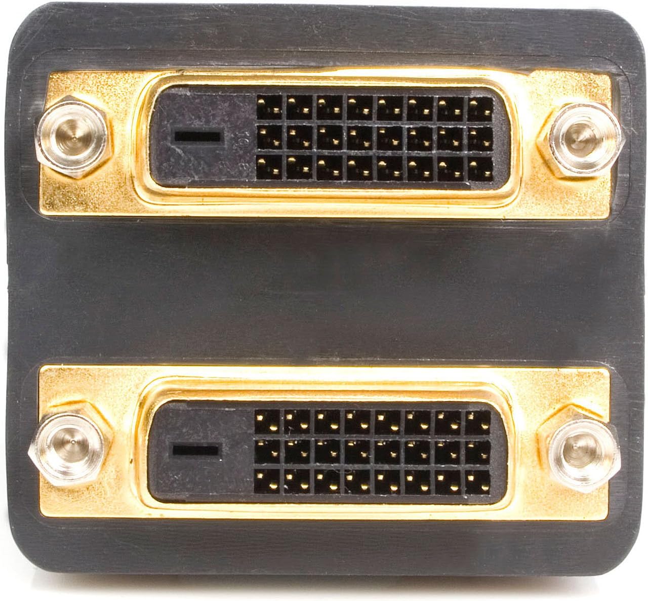 StarTech.com 1ft DVI Splitter Cable - M / F - DVI-D to 2x DVI-D Dual Video Splitter for Your Split Screen Computer Monitor