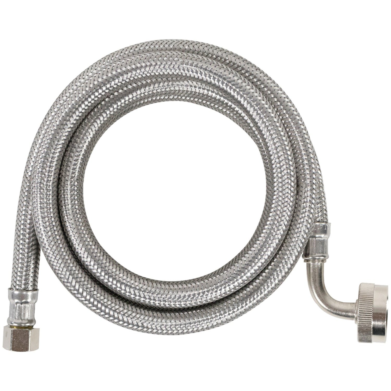 Certified Appliance Accessories Dishwasher Hose with 90 degree FGH Elbow, Water Supply Line, 4 Feet