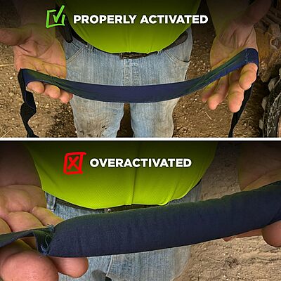 ERGODYNE Chill-Its 6700FR Evaporative FR Cooling Bandana, Tie Closure