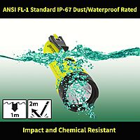 Nightstick XPP-5422GX Intrinsically Safe Dual-Light Flashlight, Green/Black