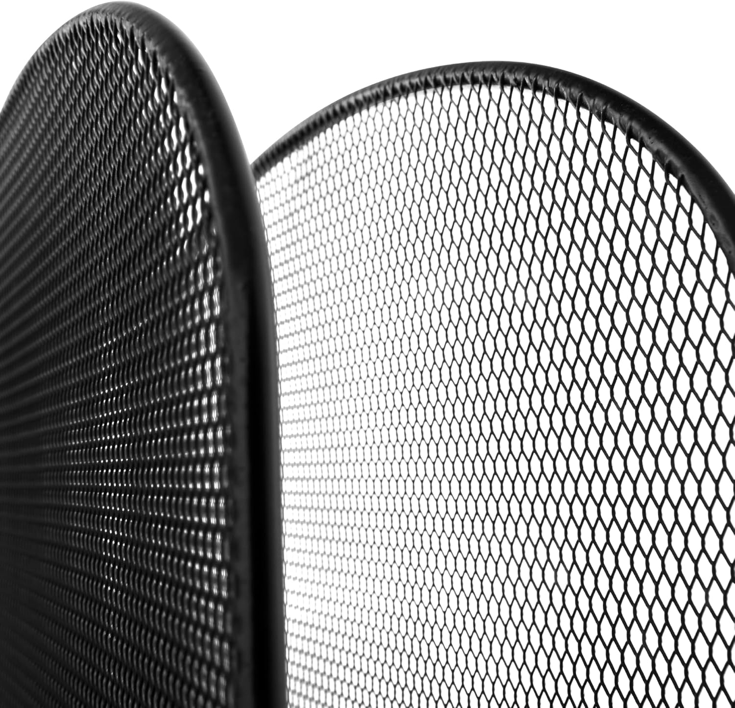 Safco Onyx Desk Organizer, 5 Tiered Vertical Compartments, Office and Classroom Mailbox , Paper and Mail Sorter, Steel Mesh