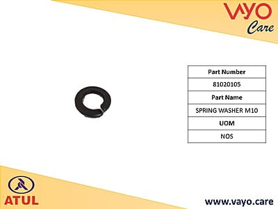 SPRING WASHER M10 - 81020105 - GEM CARGO