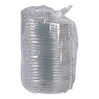 Eco-Products Recycled Flat Bowl Lids, Case of 400, Fits 24-46oz Coupe/16-40oz Noodle Bowls, 100% Recycled PET From Plastic Bottles, Clear For Visibility