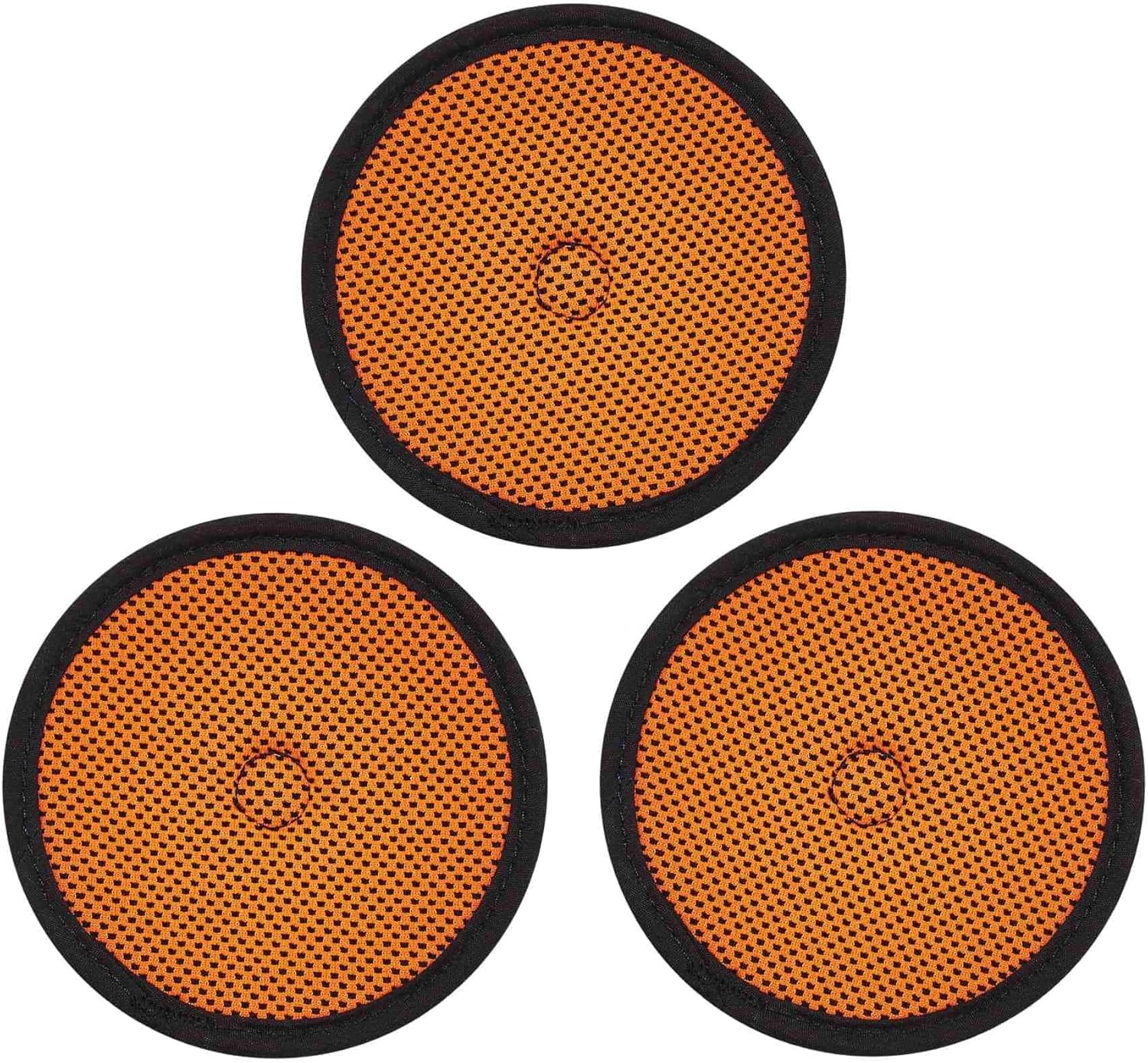 Hard Hat Replacement Top Pad Pack (Includes 3), Ergodyne Skullerz 8983,Orange, Medium