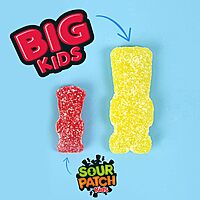 SOUR PATCH KIDS Big Kids Individually Wrapped Soft & Chewy Candy, Bulk Candy, School Snacks, 240 Count Box