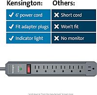 Kensington Guardian Power Strip & Surge Protector