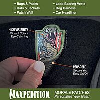 MAXPEDITION This We'll Defend 3D PVC Morale Patch
