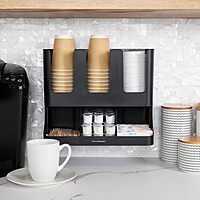 MIND READER Countertop Coffee and Condiment Organizer